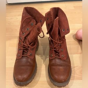 Timberland Distressed Brow/Auburn Boots